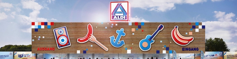 XXL-Aldi auf dem Deichbrand Festival