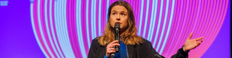 Luisa Neubauer im Schlachthof