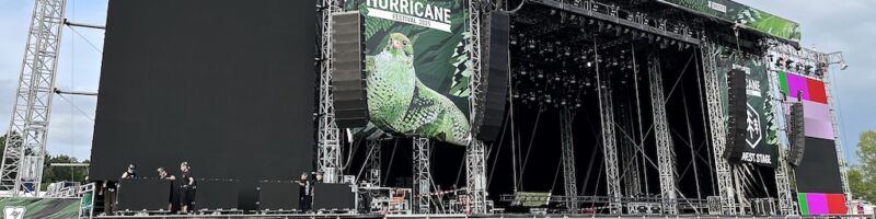 Hurricane Festival 2025 – Aufbau am Mittwoch