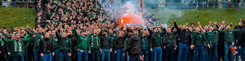 Werder-Anhänger beim Nordderby